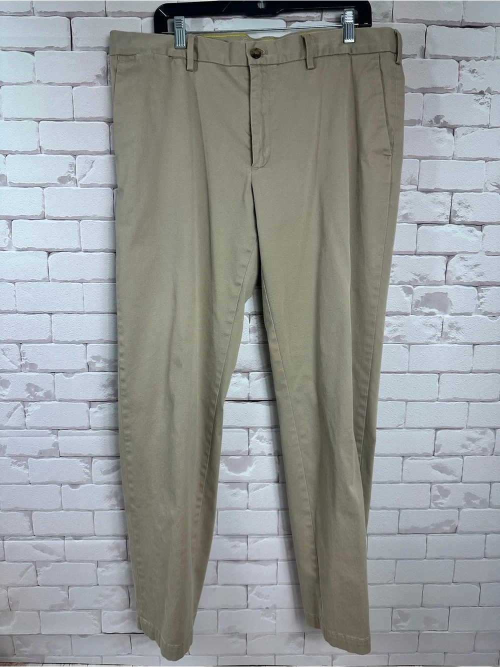 Banana Republic Men's Straight-Leg Chinos in Light Khaki